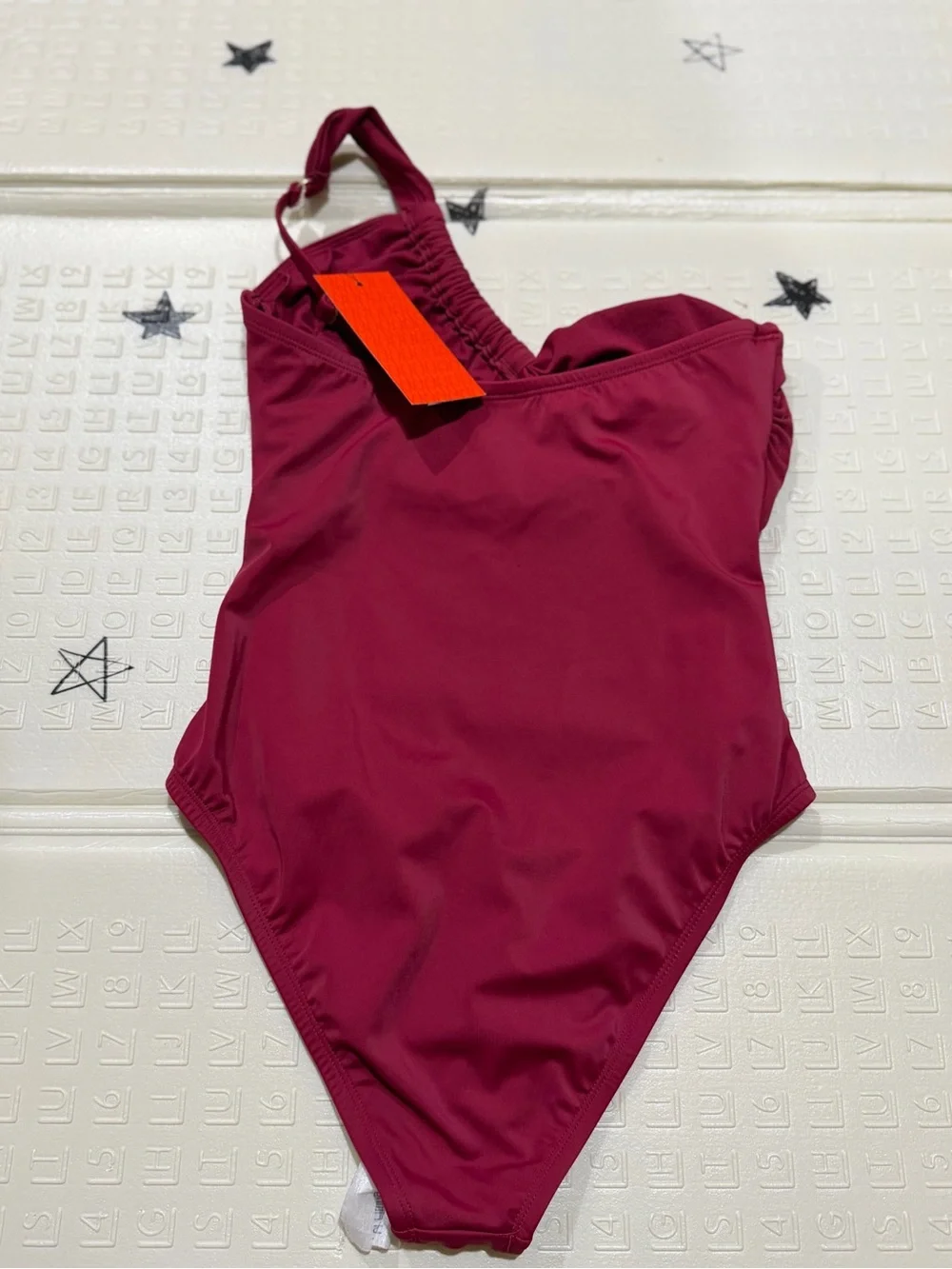 One-Piece Swimsuit in Deep Berry